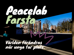 Peacelab Farsta är ett pilotprojekt för att stödja lokalt engagemang och ungas delaktighet i freds-, demokrati- och säkerhetsfrågor i Sverige. Vi riktar oss till unga i åldern 16–25 och deltagarna är själva med och formar innehållet utifrån deras erfarenheter och prioriteringar.
